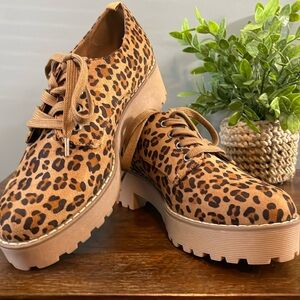 DIRTY LAUNDRY SIZE 7.5 CHEETAH PRINT COLOR